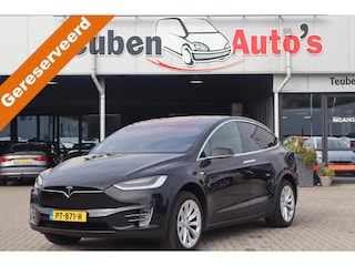 Tesla Model X 100D 86% SOH, BTW Auto, Camera, Trekhaak, Cold weather pakket, Adaptieve Cruise control, CCS, Lederen interieur, BTW Auto
