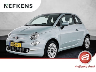 Fiat 500 1.0 Hybrid Dolcevita 69pk | Glazen Dak | Navigatie | Climate Control | Cruise Control | Parkeersensoren Achter | DAB Ontvanger | 16" Lichtmetalen Velgen | Apple Carplay/Android Auto |