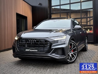 Audi Q8 55 TFSI e quattro S-Line Panoramadak|RS-zetels|Carbon|Softclose|Luchtvering|Keyless|Head-Up|Camera 360°|Matrix
