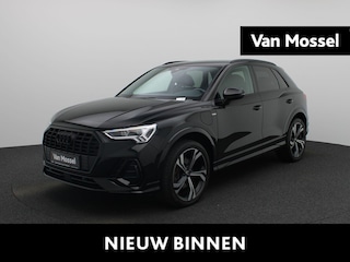Audi Q3 45 TFSI e S edition 245 PK | S-Line | Automaat | Navigatie | Camera | SONOS | Adaptive Cruise Control | Elektrisch instel. voorstoelen | Stoelverwarming | Optiekpakket Zwart Plus | Virtual Cockpit Plus | Lichtpakket plus ambient light | 20" Lichtmetalen velgen | LED |