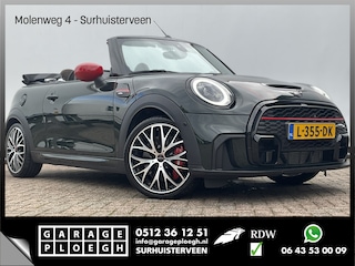 Mini John Cooper Works Cabrio 2.0 Incl.BTW Cabrio H/K Hud Adap.Cruise Stoelverw British-Racing Green!