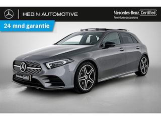 Mercedes-Benz A 180 Automaat Business Solution AMG | Premium Pakket | Nightpakket | Panoramadak | Sfeerverlichting | Stoelverwarming | Keyless-Go | Multibeam LED | Parktronic met camera