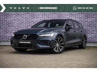 Volvo V60 2.0 T6 Plug-in hybrid AWD Plus Dark | Trekhaak | Adaptive Cruise Control | Panoramadak | 360 Camera | Harman/Kardon | Stuurverwarming | Stoelverwarming voor & achter | Power Seats | Sportstoelen |