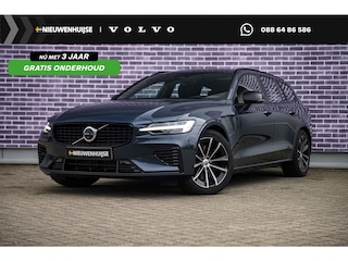 Volvo V60 2.0 T6 Plug-in hybrid AWD Plus Dark | Trekhaak | Adaptive Cruise Control | Panoramadak | 360 Camera | Harman/Kardon | Stuurverwarming | Stoelverwarming voor & achter | Power Seats | Sportstoelen |