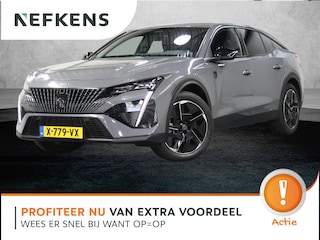 Peugeot 408 1.6 HYbrid 180PK GT | Elektrische achterklep | AppleCarPlay/AndroidAuto | 18"LMV | Navigatie | Adaptive Cruise Control | Climate Control | Camera | Keyless entry | Alcantara/Leer | Privacy Glass |