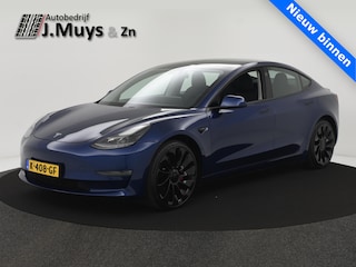 Tesla Model 3 Performance 462PK AWD 75 kWh PANODAK|AUTOPILOT|LEER|360CAMERA|20INCH