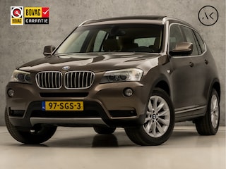 BMW X3 xDrive28i High Executive 259Pk Automaat (PANORAMADAK, 6 CILINDER, NAVIGATIE, LOGISCH NAP, CLIMATE, LEDER, STOELVERWARMING, SPORTSTOELEN, TREKHAAK, XENON, NIEUWSTAAT)
