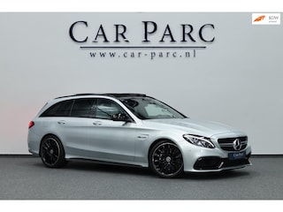 Mercedes-Benz C-klasse Estate AMG 63 LED/PANORAMADAK/SFEER/LEER+S.VERWARMING+MEMORY/19" LMV/CAM/CRUISE/ECC/12 MDN GARANTIE!
