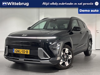 Hyundai Kona 1.6 GDI HEV Premium Hybride automaat met Lederen bekleding, Navigatie en Stoelverwarming Rijdende demo!