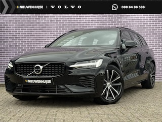 Volvo V60 2.0 T6 Plug-in hybrid AWD Plus Dark | Nieuw Binnen | Trekhaak | Adaptive Cruise Control | Panoramadak | 360 Camera | Harman/Kardon | Stuurverwarming | Stoelverwarming voor & achter | Power Seats | Sportstoelen |