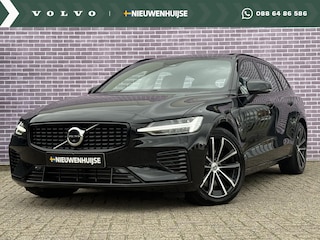 Volvo V60 2.0 T6 Plug-in hybrid AWD Plus Dark | Nieuw Binnen | Trekhaak | Adaptive Cruise Control | Panoramadak | 360 Camera | Harman/Kardon | Stuurverwarming | Stoelverwarming voor & achter | Power Seats | Sportstoelen |