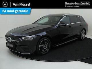 Mercedes-Benz C-klasse Estate 300 e AMG Line Panoramadak / Privacy Glass / Parkeercamera / Artico Leder / Semi-Elektr. Stoelen /
