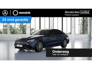 Mercedes-Benz C-klasse 180 AMG Line | Night | Panoramadak | Sfeerverlichting | Stoelverwarming | 19" lichtmetalen velgen |