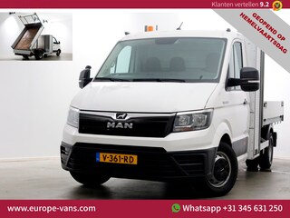 MAN TGE 5.180 2.0 177pk E6 L2H1 Kipper Dubbel Lucht Trekhaak 3500kg 06-2018