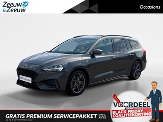 Ford Focus Wagon 1.0 EcoBoost Hybrid ST-Line | Dealer Onderhouden | Elektrisch bedienbare Trekhaak | Apple Carplay & Android Auto | Head up Display | Winter Pack | Achteruitrij Camera | Parkeersensoren Voor en Achter | Cruise Control