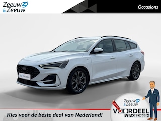 Ford Focus Wagon 1.0 EcoBoost Hybrid ST Line | Navigatie | Parkeersensoren voor en achter | Achteruitrijcamera | Dodehoek detectie | Apple carplay & Android auto | Adaptief cruise control | 17" Lichtmetalen velgen | 12 maanden garantie! |