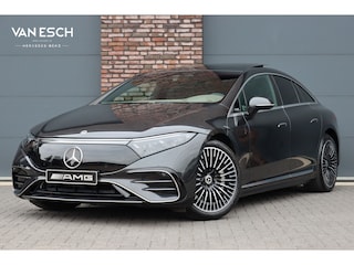 Mercedes-Benz EQS 450+ AMG Line 108 kWh | Ex Btw. €55.500,- | Hyperscreen | Achterasbesturing | Airmatic | Distronic+ | Massage | Burmester | Digital Light | HUD | Stoelventilatie | Verwarmd Stuurwiel |