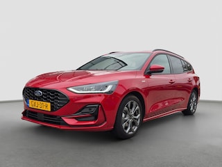 Ford Focus Wagon 1.0 EcoBoost Hybrid ST Line Trekhaak afneembaar | Winterpakket | Voorruitverwarming | Stoelverwarming | Stuurverwarming | LED | Parkeersensoren |