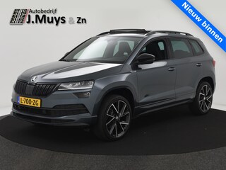 Skoda Karoq 1.5 TSI 150PK ACT Sportline Business AUTOM. TREKH|PANODAK|ELEK.ACHTERKLEP|STOEL+STUURVERW|LED|CAMERA|19INCH|NAVI