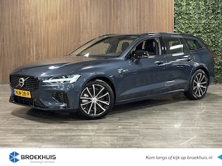 Volvo V60 T6 AWD Recharge Plus Dark | Trekhaak | 360° Camera | Harman Kardon | Adaptieve Cruise Control | Stoelverwarming voor+achter | Stuurwielverwarming | Pilot Assist | BLIS Dode Hoek Detectie | Elektrische voorstoelen geheugen | Contour stoelen | Zitting verle