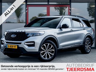 Ford Explorer 3.0 V6 EcoBoost PHEV ST-Line | 7 Persoons | Trekhaak | Bang & Olufsen Audio |Schuif/ Kantel Pano Dak | Stoelverwarming | Achterbank Verwarmd | Leder | Camera | 2.500KG Trekgewicht | Navigatie | Adaptieve Cruise Control |