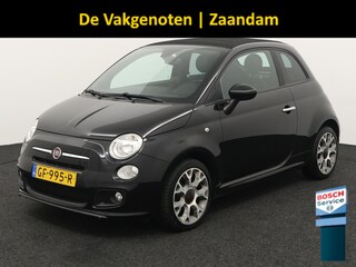 Fiat 500 0.9 TwinAir Turbo 500S Cabrio gt interiuer, Airco, Bluetooth, Elektronisch Stabiliteits Programma, Hill hold functie, Parkeersensoren achter, Stuur multifunctioneel, Sportstoel, Sportstuur compacte cabrio met een flinke dosis charme en karakter. Dankzij de pittige TwinAir Turbo motor (85 pk) is hij lekker vlot, zuinig én levendig om te rijden. De “500S” uitvoering geeft hem een