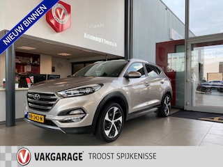 Hyundai Tucson 1.6 GDi Comfort,Navigatie,Achteruitrijcamera,Trekhaak,Climate&Cruisecontrol,Bluetooth,V&A Stoelverwarming,V&ASensoren,Rijstrook&Regensensors,Aux Usb Aansluiting,19 Inch Lmv