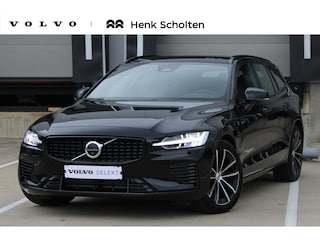 Volvo V60 T6 Plug-in hybrid AWD Plus Dark | Rondomzicht Camera| Semi Electrische trekhaak| Electronic Climate Control | Adaptieve Cruise Control | Parkeersensoren | Rijstrooksensor Met Correctie | Navigatiesysteem | Verwarmbare Voorstoelen | Verwarmbaar Stuurwiel | Keyless Entry |