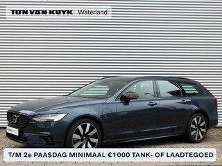 Volvo V90 T6 Plug-in hybrid AWD Ultimate Dark Automaat / Panoramadak / 360 graden camera / Volvo Alarm / Massagefunctie voorstoelen / 20" velgen