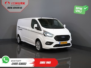 Ford Transit Custom 2.0 TDCI 170 pk Aut. L2 Sport BPM VRIJ! Bi-Xenon/ Leder/ D.B. Riem VV./ Elek.stoel/ Stoelverw./ Carplay/ Camera/ PDC/ LMV/ Cruise/ Trekhaak/ Airco