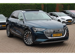 Audi e-Tron 55 quattro advanced Pro Line Plus 95 kWh / Full option! / Trekhaak / Panoramadak / 360Camera / Head-up / B&O / Keyless / 21'' / Softclose / Stoelmassage / Luxe Leder / Nachtzicht / DAB / ACC