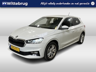 Skoda Fabia 1.0 TSI Business Edition / FABRIEKSGARANTIE TOT 2028/ CRUISE/ KEYLESS/ LED/ DIGITAL DASH/ LEDER STUUR/ CLIMA/ STOEL VERWARM./ PARK. SENSOREN + CAMERA/ SMARTLINK/ 16" LMV