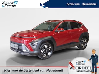 Hyundai Kona 1.6 GDI HEV Premium | Trekhaak | Leder | 360'' camera | Stoelverwarming |