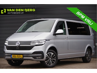Volkswagen Transporter 2.0 TDI L2 BULLI, 150PK AUT. GLASSLOOK, LED, TREKHAAK, VIRTUAL, ADAPT. CRUISE, NAVI, AIRCO, PARKEERSENSOREN, CARPLAY, NL AUTO, NAP