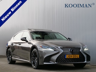 Lexus LS 500h AWD President Line Hybride 359 Pk Automaat Navi / Leer / Schuifdak / Entertainment systeem achter / Camera / Stoelverwarwing en koeling