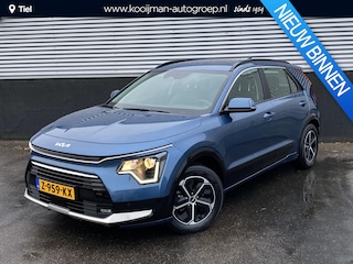Kia Niro 1.6 GDi Hybrid DynamicLine Trekhaak 13-polig, adaptieve cruise control, achteruitrij camera, parkeersensoren v&a, navigatie Apple CarPlay/Android Auto, keyless