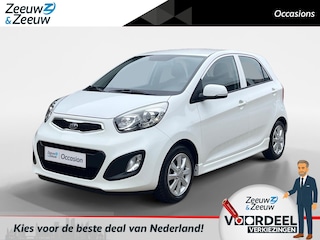Kia Picanto 1.2 CVVT Plus Pack Automaat | Originele Kilometerstand! | Airco | Elektrisch bedienbare Ramen Voor + Achter | Elektrisch inklapbare Buitenspiegels | 14"Lichtmetalen Velgen | Side Skirts