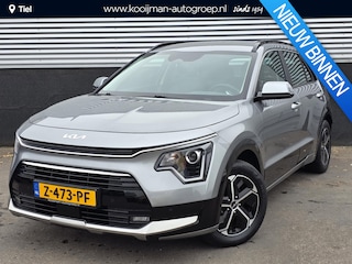 Kia Niro 1.6 GDi Hybrid DynamicLine Trekhaak 13-polig, adaptieve cruise control, navigatie Apple CarPlay/Android Auto, parkeersensoren v&a, achteruitrij camera