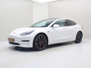 Tesla Model 3 Performance AWD 486pk 75 kWh [ WIT LEDER+AUTOPILOT+530KM WLTP+PREMIUM AUDIO ]