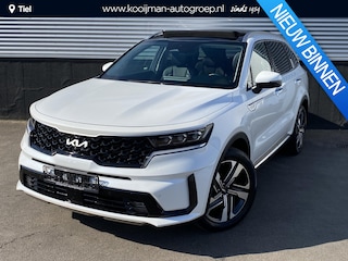 Kia Sorento 1.6 T-GDI Hybrid 2WD DynamicPlusLine 7p. Auto bomvol luxe! Panoramisch schuif-/kanteldak, 7 zitplaatsen, navigatie, Apple CarPlay/Android Auto, stoelen verwarmd, dodehoek detectie