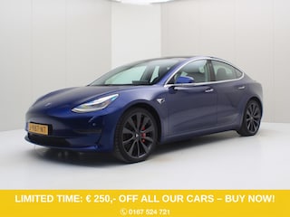 Tesla Model 3 Performance AWD 486pk 75 kWh [ AUTOPILOT+530KM WLTP+PREMIUM AUDIO ]