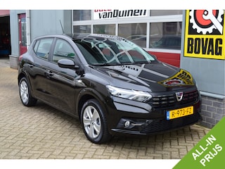 Dacia Sandero 1.0 TCe 90 Comfort O.a: Clima, Cruise, DAB, Carplay, PDC, Etc. All-in prijs!