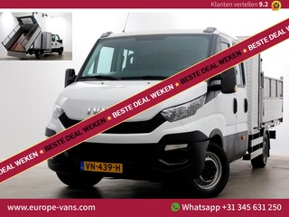 Iveco Daily 35S15 3.0 150pk Euro6 D.C. Kipper met hoge boorden Trekhaak 3500kg 03-2015