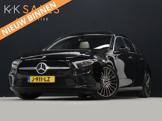 Mercedes-Benz A-klasse 180 Sport Luxury [TREKHAAK INKLAPBAAR, SCHUIFKANTELDAK, MEMORY SEATS, BURMESTER SOUND, CAMERA, STOELVERWARMING, VOL LEDER, BLUETOOTH, CRUISE, CLIMATE, NIEUWSTAAT]