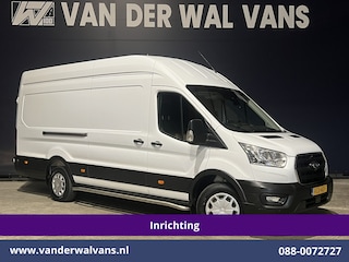 Ford Transit 2.0 TDCI 130pk L4H3 Jumbo Euro6 *Post NL inrichting* Airco | Camera | Apple Carplay LED, Cruisecontrol, Android Auto, Sidebars, Verwarmde Voorruit, Schappen, Doorloopdeur, Parkeersensoren