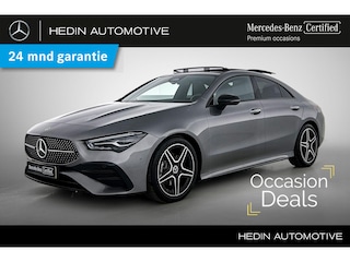 Mercedes-Benz CLA 180 Coupé Automaat AMG Line | Premium Pakket | Nightpakket | Panoramadak | Advanced Sound System | LED | Sfeerverlichting | Stoelverwarming | Parktronic met camera