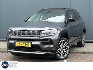 Jeep Compass 4xe 240 Plug-in Hybrid Electric Summit 360 Graden Camera I Apple carplay/ Android auto I Panoramadak I Cruise control I
