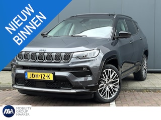 Jeep Compass 4xe 240 Plug-in Hybrid Electric Summit 360 Graden Camera I Apple carplay/ Android auto I Panoramadak I Cruise control I