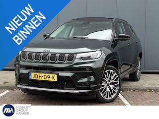 Jeep Compass 4xe 240 Plug-in Hybrid Electric Summit 360 Graden Camera I Apple carplay/ Android auto I Panoramadak I Cruise control I
