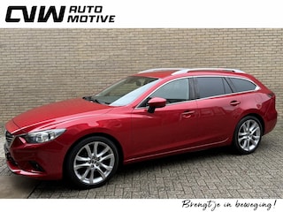 Mazda 6 Sportbreak 2.0 HP 165pk TS+ | Apple CarPlay | Climate control | Cruise control | Lane assist | Stoelverwarming | Bi-Xenon | Trekhaak | 19 inch LMV | PDC | Volledig onderhouden